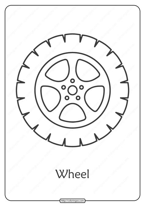 Printable Car Wheels